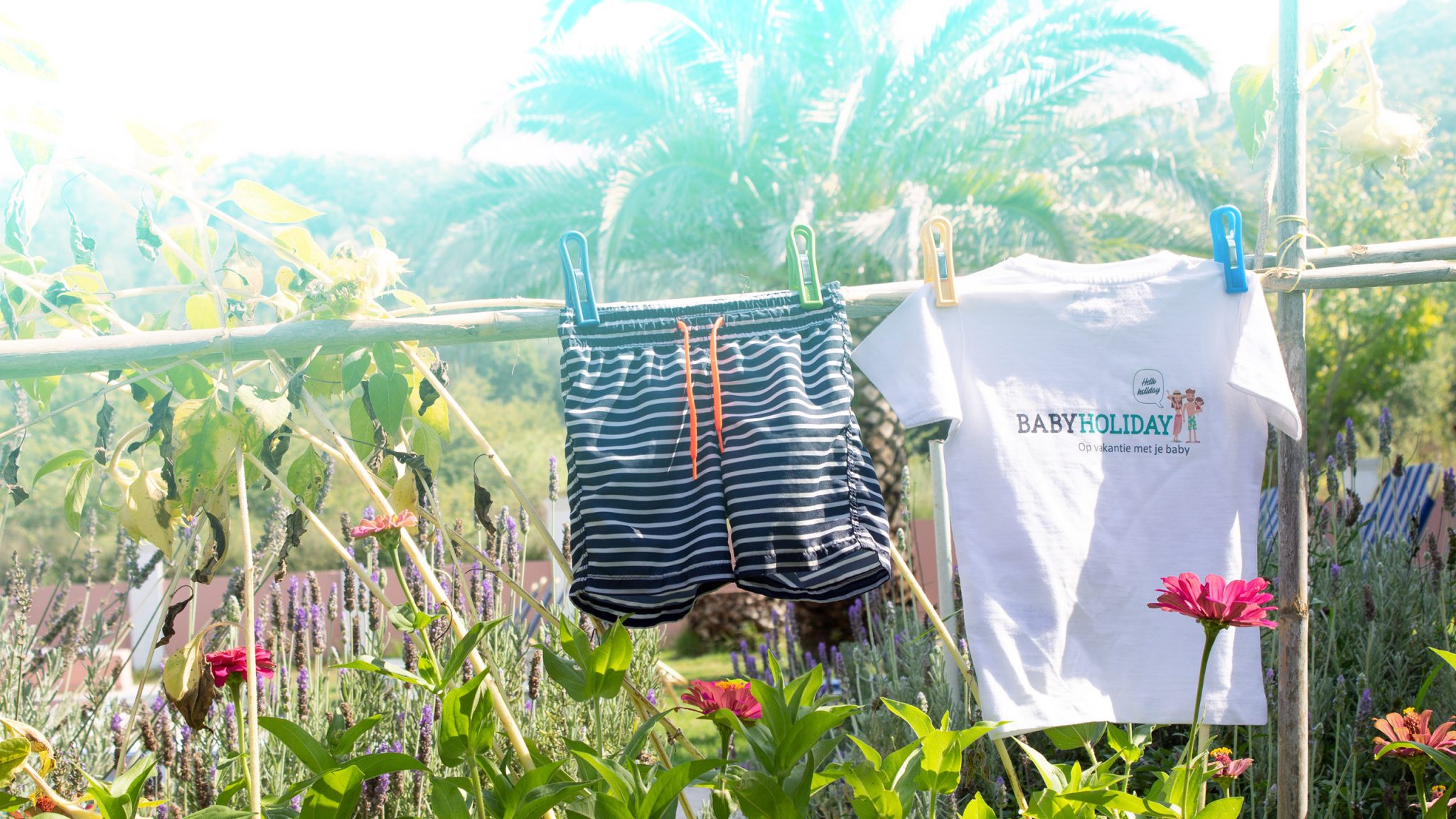 op vakantie met een baby